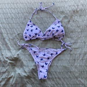 Shein Butterfly String Bikini Set